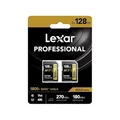 Lexar Professional GOLD SDXC 1800x 128GB UHS-II V60-2PACK