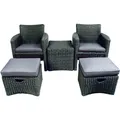 DUOSET DUO LOUNGESET SET SESSELSET GARTENSESSEL GARTENMÖBELSET GARTENMÖBEL TAUPE