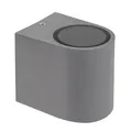Außenleuchte Wandlampe Parete Grau rund Down IP54 max. 1 x 6W GU10 Fassade Licht
