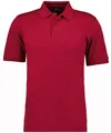 RAGMAN Herren RAGMAN Kurzarm Softknit Poloshirt X-Large, Beere-665