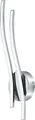 EGLO LED Wandlampe Valmora, 2 flammige Wandleuchte, Material: Alu, Kunststoff, Farbe: Chrom