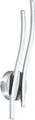 EGLO Wandleuchte "Valmora Wandlampe, Alu und Kunststoff, Wohnzimmerlampe, Flurlampe", silberfarben, 2, H: 45cm, 1 Stk., Leuchten, EGLO LED Wandlampe Valmora, Kunststoff, Farbe: Chrom, Wandleuchte