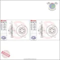 Kit Bremsscheiben Brembo Vorderachse für ISUZU D-MAX D #ew