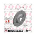 Zimmermann 100.3309.52 Bremsscheibe Hinterachse für Vag Vw (svw)