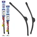 alca® Scheibenwischer ideal für DAIHATSU CUORE V (10.1998 - 05.2026) U-FLAT Flachbalkenwischer