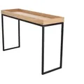 Konsolentisch Pizzo Kurz Schwarz Eiche Natur