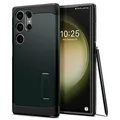 Spigen Tough Armor Hülle Kompatibel mit Samsung Galaxy S23 Ultra 5G -Abyss Green