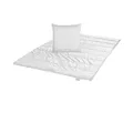 Bodyprotect Bettdecke + Kopfkissen Ecoline, Füllung: Polyester, Bezug: Polyester, Bettwaren-Set mit medium Ganzjahresdecke + Kopfkissen