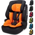 Osann Jazzi Isofix, der sichere Kindersitz ab 1 Jahr 76–150 cm, mitwachsender Kinderautositz (9-36 kg) - Sunset - Orange