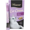 Cremiger Leckerbissen für Katzen MIAMOR Cat Cream Malzpaste mit Käse 72x15g