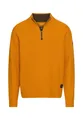 camel active Herren Strick-Troyer aus Reiner Lammwolle Gelb, Menswear-M