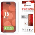 Displex Smart Glass, Displayschutzfolie (1 Stk., Apple iPhone 16 Pro) (02020)
