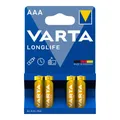Varta Cons.Varta Longlife Micro 1,5/Al-Mn 4103 Blister 4, 40 Stück