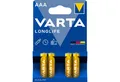 VARTA VARTA Longlife Batterie LR03, AAA (Micro), (4 Batterie