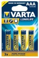 Varta Longlife Extra LR3 AAA 4 Stück