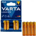 Varta Longlife Batterie AAA Micro 4103 1 x 4 Stück LR03 1,5V MN2400
