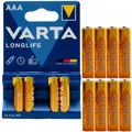 Varta Longlife Batterie AAA Micro 4103 2 x 4 Stück LR03 1,5V Made in Germany