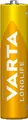 VARTA LONGLIFE Micro (AAA) Batterie im Blister mit 4 Stück, 1,5V, Gelb, BRANDNEU