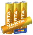 Varta 04103 Haushaltsbatterien Gold, Gelb