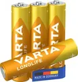 04103101414 Varta 1x4 LR 03 Einwegbatterie AAA Alkali 1 5 V 4 Stück(e) 1200 ~D~