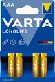 Varta Cons.Varta Longlife Micro 4103 Blister 4 Batterien 04103101414 Longlife