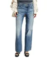 G-STAR Damen Judee Low Waist Loose Jeans Blau (Faded Denali Blue Destroyed D22889-D536-G565) 32W / 32L