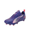 PUMA Unisex Kinder Ultra 5 Play Fg/Ag Jr Soccer Shoe, Lapis Lazuli Puma White Sunset Glow, 31 EU