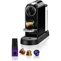 Nespresso De'Longhi EN167.B Citiz Kapselmaschine | Hochdruckpumpe und perfekte Wärmeregelung | Energiesparfunktion |schwarz - Schwarz