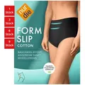 Nur Die Panty Formslip Cotton (1-St) schwarz 44-46
