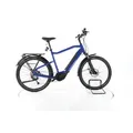 Haibike Trekking 4 Trekking E-Bike - gloss matte blue blk - 56