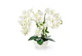Kunstorchidee PASCH® XXL Orchidee künstlich wie echt (56cm) in Hochglanz-Keramiktopf Orchidee, PASCH