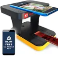 KLIM K2 Mobile Film Scanner 35mm + Positiv & Negativ Dia Scanner + Fotoscanner zum digitalisieren + Diascanner + Deine eigene Entwicklungsstation zu Hause + Dias selbst digitalisieren - Orange Schwarz