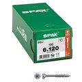 SPAX Universalschrauben T30 Senkkopf WIROX 0191010601205 6 mm x 120 mm, 100 St.