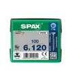 SPAX Ø 6,0 mm - Senkkopf T- STAR plus - Teilgewinde - WIROX 120 mm