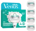 4er pack Gillette Venus Pro ComfortGlide Sensitive Rasierer, 4 Ersatzklingen