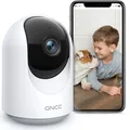 GNCC 360° Babyphone mit Kamera 1080P Wlan Baby Monitor Surveillance Camera Innen, 2-Wege-Audio, Nachtsicht, Bewegungserkennung