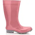 Lemigo Damen Gummistiefel, Regenstiefel "Ilse" OB SRC CI Rosa 42 - Rosa - 42