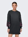 ONLY Sweatkleid ONLBROOKE LS SHORT DRESS FLOWER SWT NOOS
