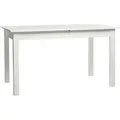 P & B Esstisch, Weiß, Holzwerkstoff, rechteckig, eckig, 80x76.5x140-180 cm, ausziehbar, Esszimmer, Tische, Esstische, Esstische ausziehbar