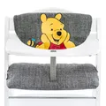 Hauck Hochstuhlauflage Disney Deluxe - Winnie Pooh Grey, Sitzpolster Sitzkissen – Sitzauflage für Alpha Hochstuhl