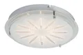 BRILLIANT Lampe Cathleen LED Wand- und Deckenleuchte 33cm chrom | 1x 15W LED integriert (SMD), (1565lm, 3000K) | Funktionale Deckenleuchte, 33cm Durchmesser