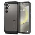 Spigen Tough Armor Hülle Kompatibel mit Samsung Galaxy S24 -Gunmetal