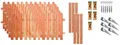 Tetzner & Jentzsch Lattenzaun Austin 3, (Set), 5 Elemente, LxH: 954x80 cm