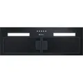 Globalo Hadario 80.2 Schwarzes Verdeck| Abluft-Dunstabzugshaube mit Filter | Unterbauhaube Einbau Dunstabzugshaube Lüfterbaustein - Schwarz
