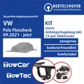 Für VW Polo Fliessheck Typ AW1/BZ1 09.2021-jetzt AHK starr +13pol sp. E-Satz TOP