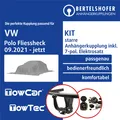 Für VW Polo Fliessheck Typ AW1/BZ1 09.2021-jetzt AHK starr +7pol spez E-Satz TOP