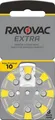 Batterie Zinc Air, 10, 1.4V Extra, Retail Blister (8-Pack)