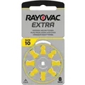 8x Rayovac Extra Hörgerätebatterien Größe 10 PR70 1,45V Zink-Luft
