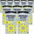 80x Rayovac Extra Hörgerätebatterien Größe 10 Zink-Luft 1,45V