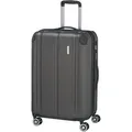 Travelite City Trolley mit 4 Rollen M 68cm EXP 78 Liter - Anthrazit Koffer24